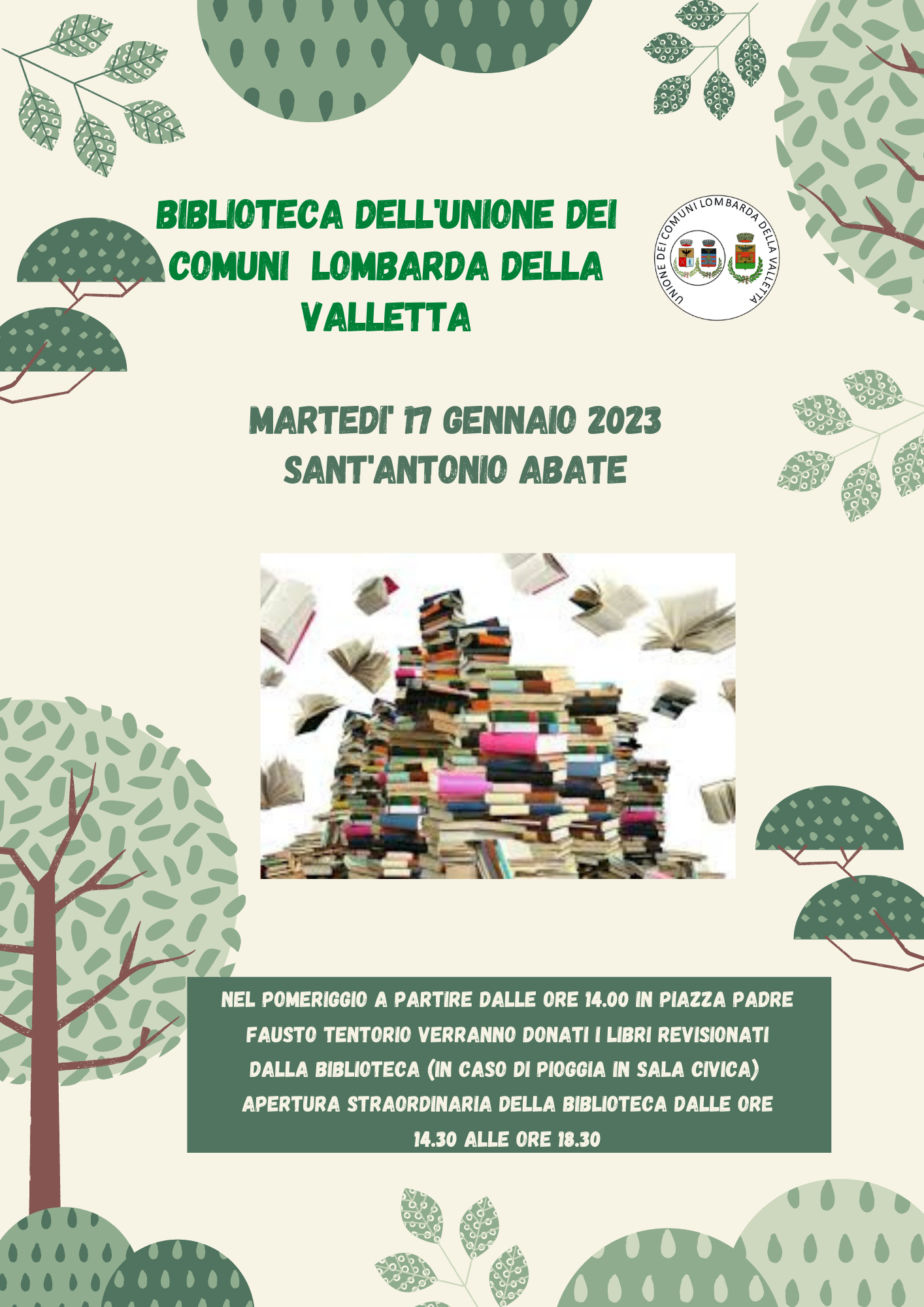 Immagine: BibliotecaSantAntonio23DonazioneLibri