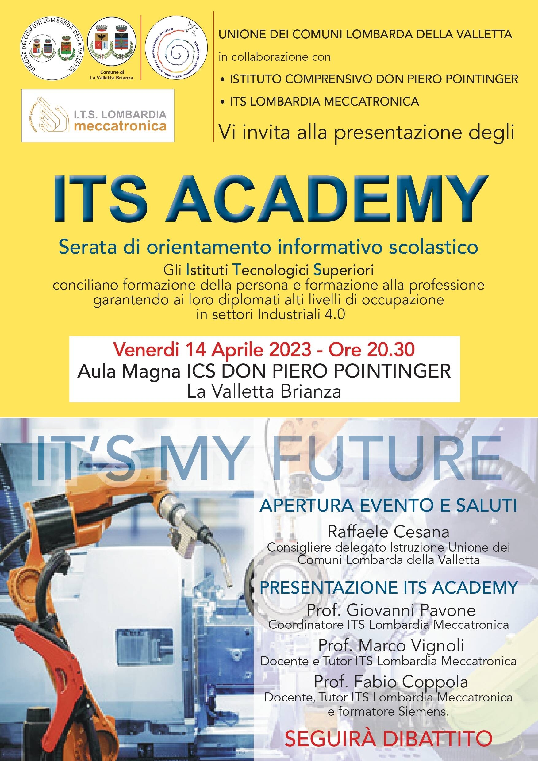 Immagine: Locandina evento Unione Its Academy 14.04.2023_page-0001