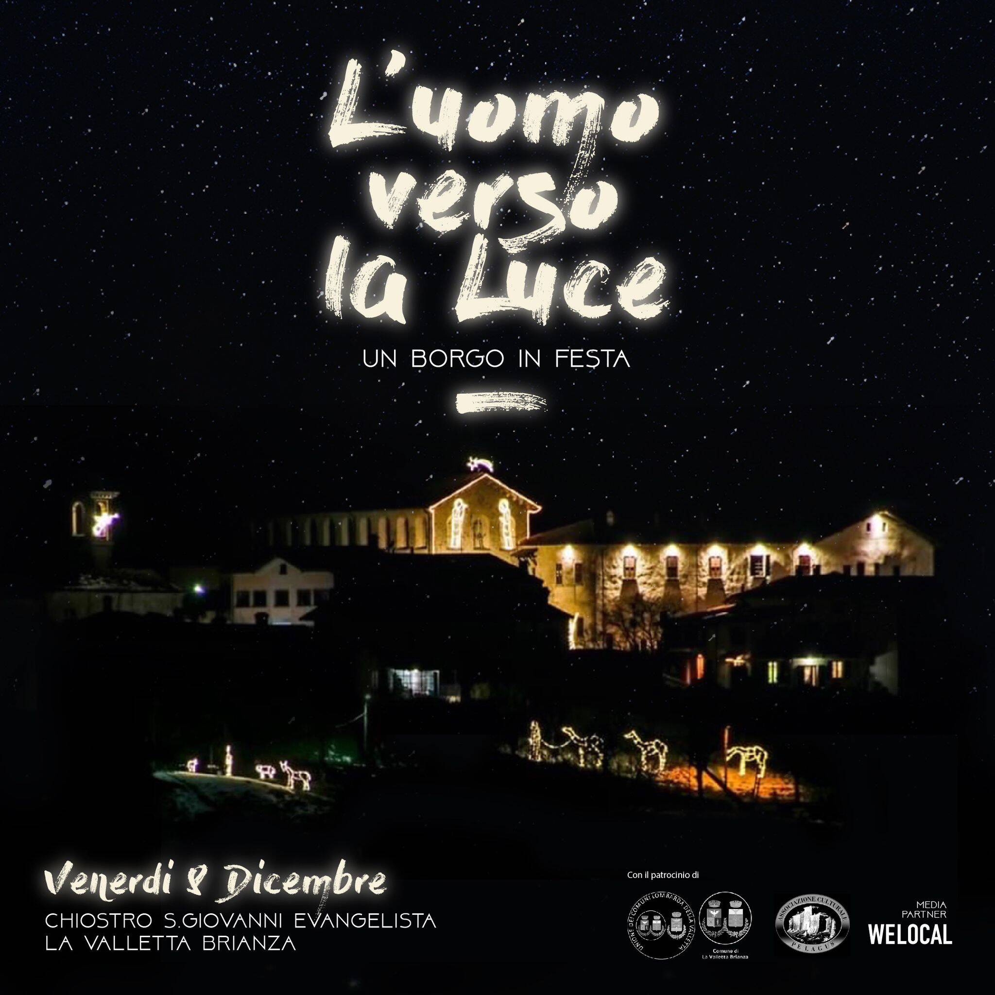 Immagine: Locandina L'uomo verso la luce 08.12.2023