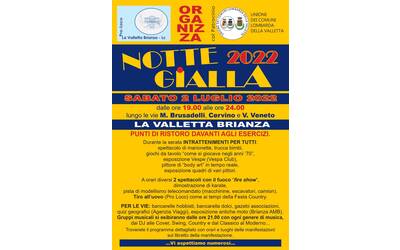 Immagine: Locandina Notte Gialla 2022